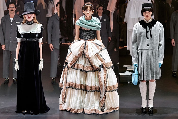 #MFW:當模特變成一個個靜止的洋娃娃,Gucci 打開復古年代的少女音樂盒!
