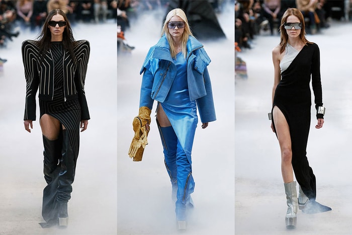 #PFW:Rick Owens 的模特再具氣勢,也不及妻子提著他的頭顱觀秀這麼駭人吸睛!