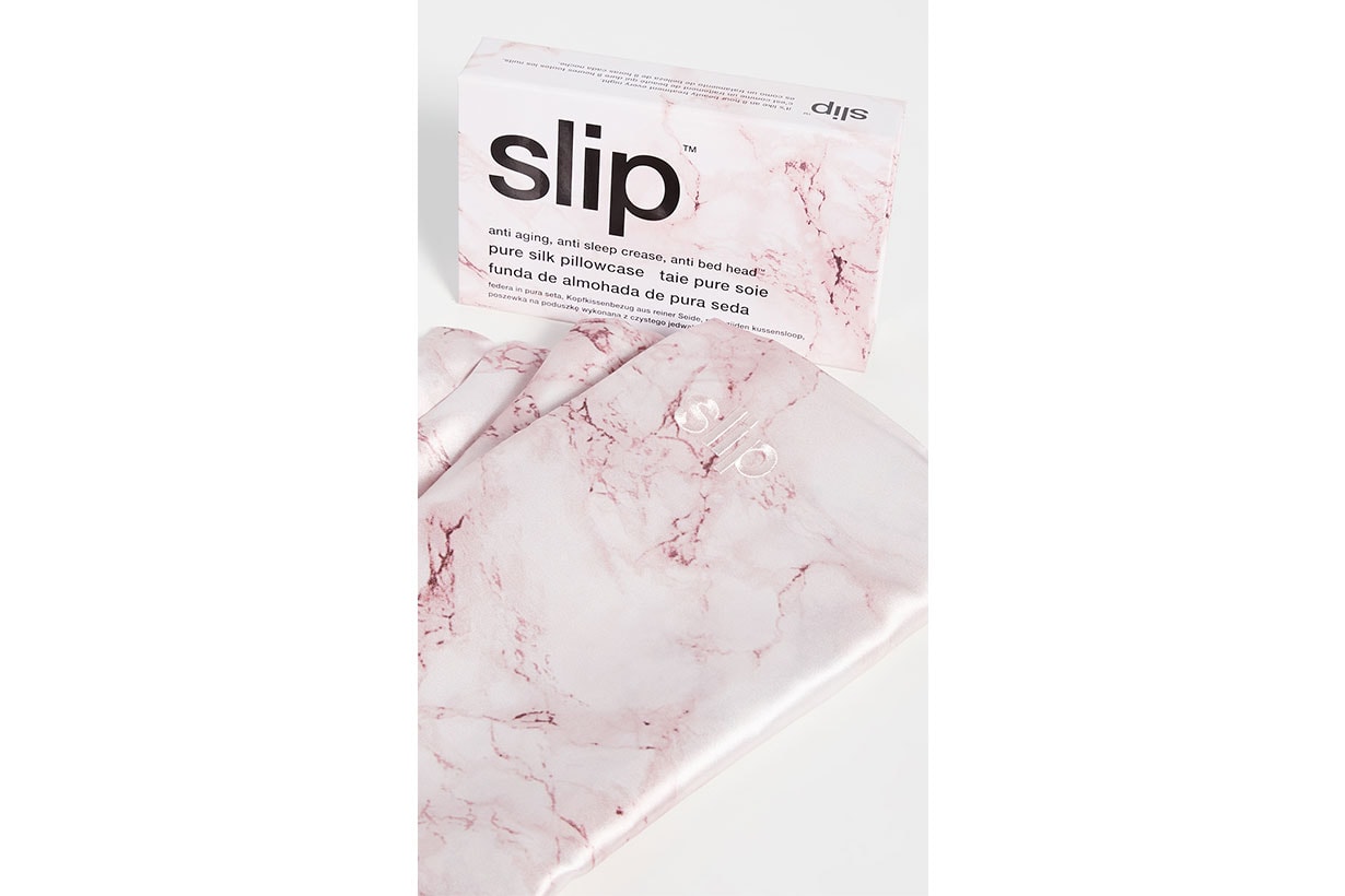 Slip Pink Marble Queen Pillowcase 