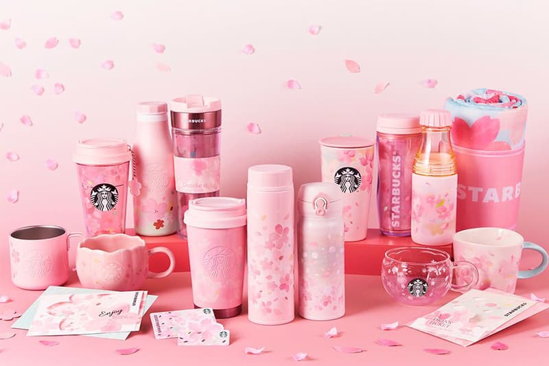 starbucks japan sakura spakles our hearts series 2020