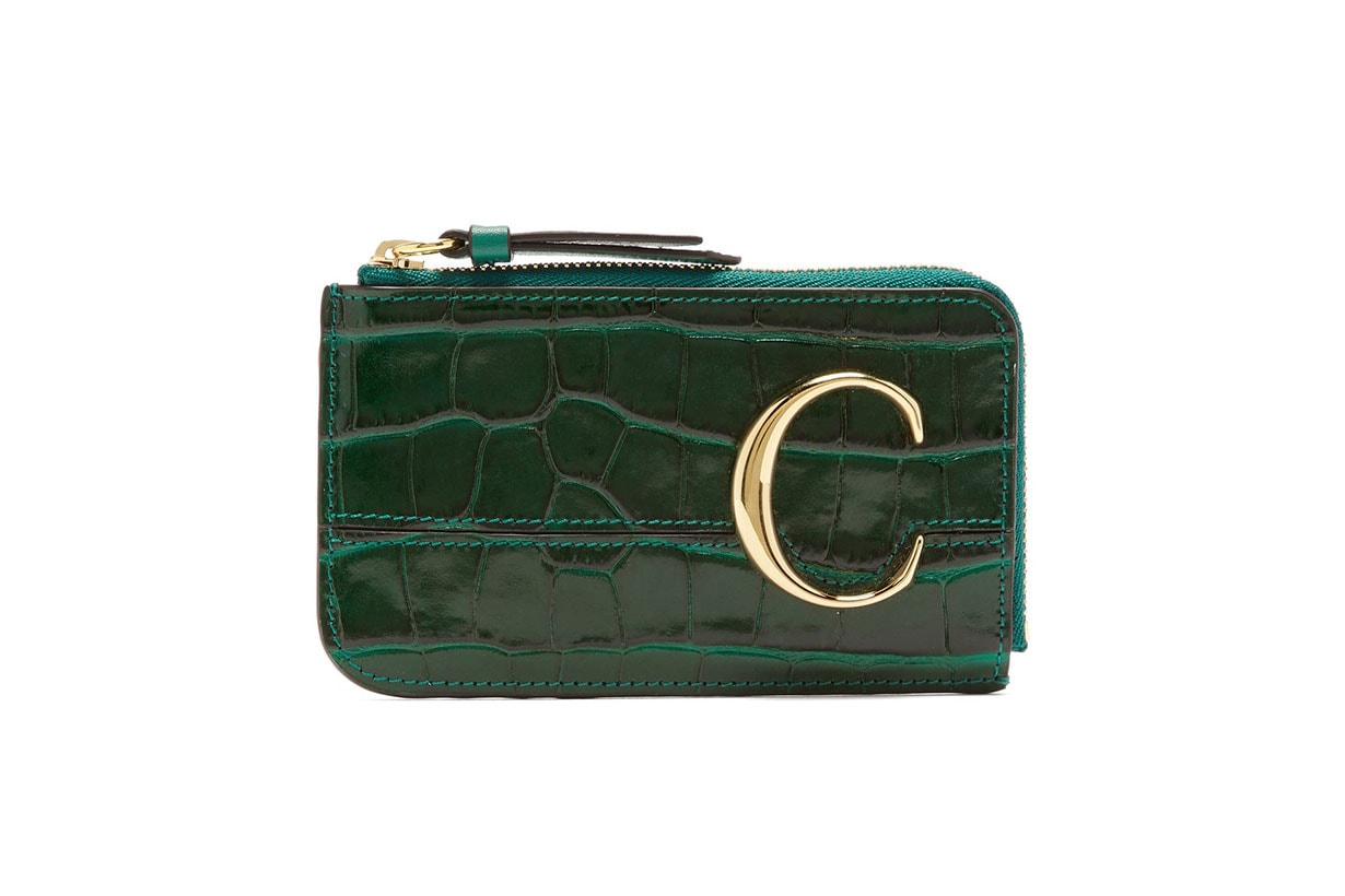 The C Logo Leather Card and Coin Purse