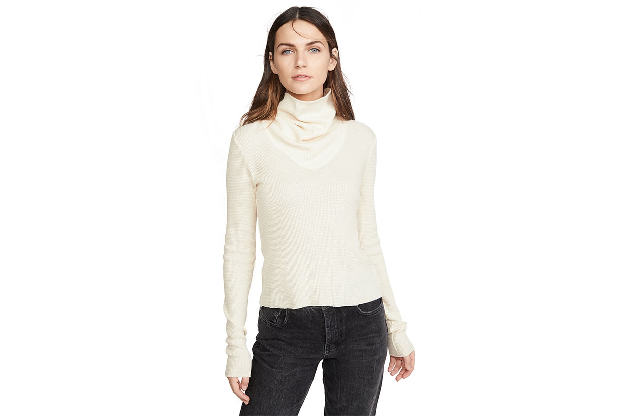 The Range Stark Waffle Bandana Turtleneck 