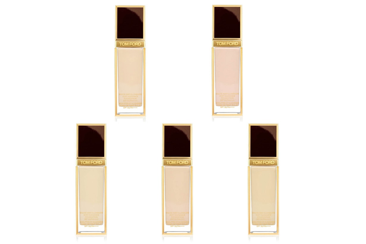 Tom Ford Beauty YSL Beauty Chanel Beauty Foundation Base products Shade & Illuminate Soft Radiance Foundation SPF 50 YSL Le Teint Crème Touche Éclat Foundation Le Blanc Tone-Up Rosy Touch complexion cushion  Rosy Light Drops 