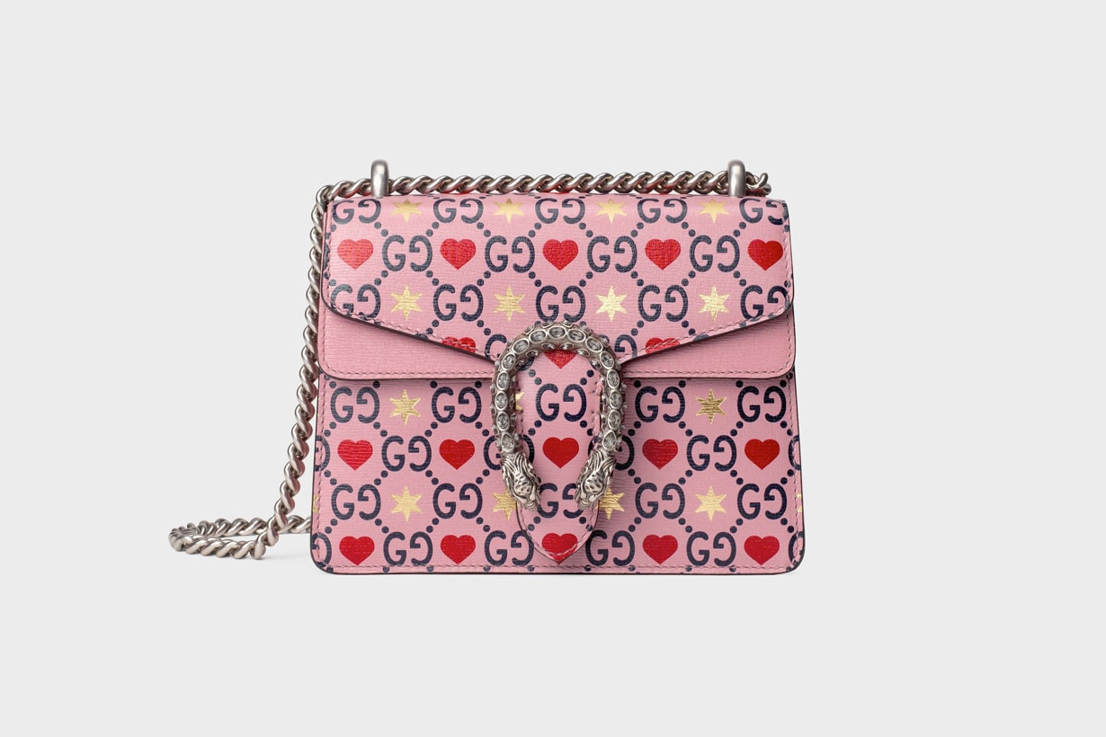 Gucci valentines day limited collection heart star Dionysu