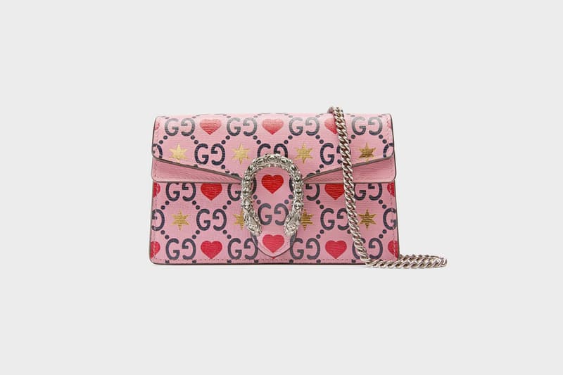 Gucci valentines day limited collection heart star Dionysu