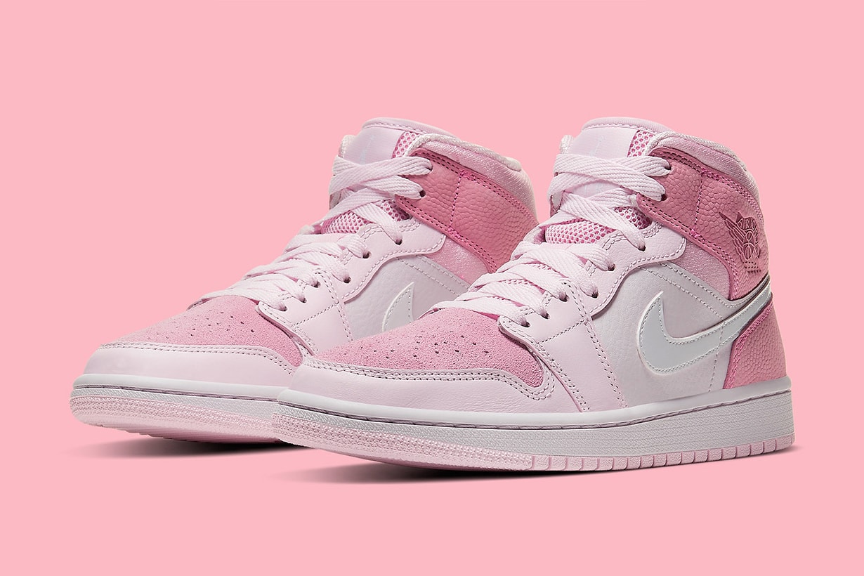 air Jordan 1 mid pink white release info