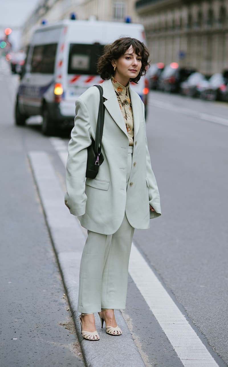 PFW Street Snap Blazer Style