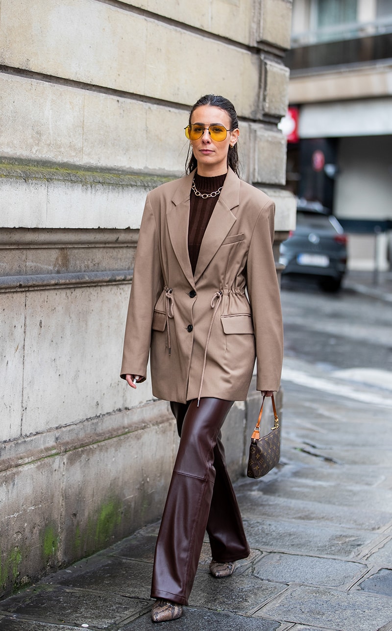 PFW Street Snap Blazer Style