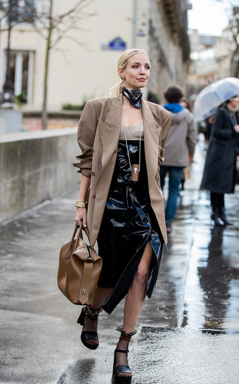 PFW Street Snap Blazer Style