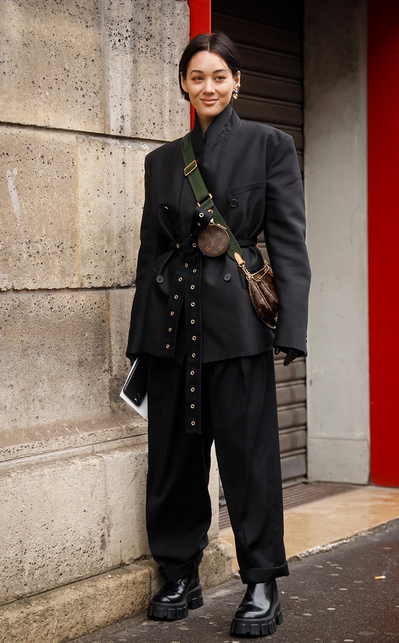 PFW Street Snap Blazer Style