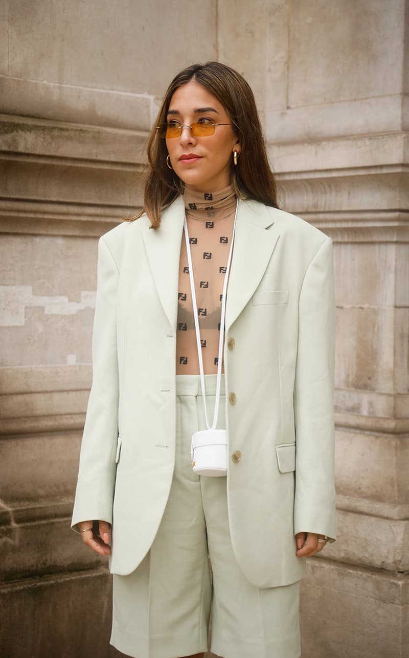 PFW Street Snap Blazer Style