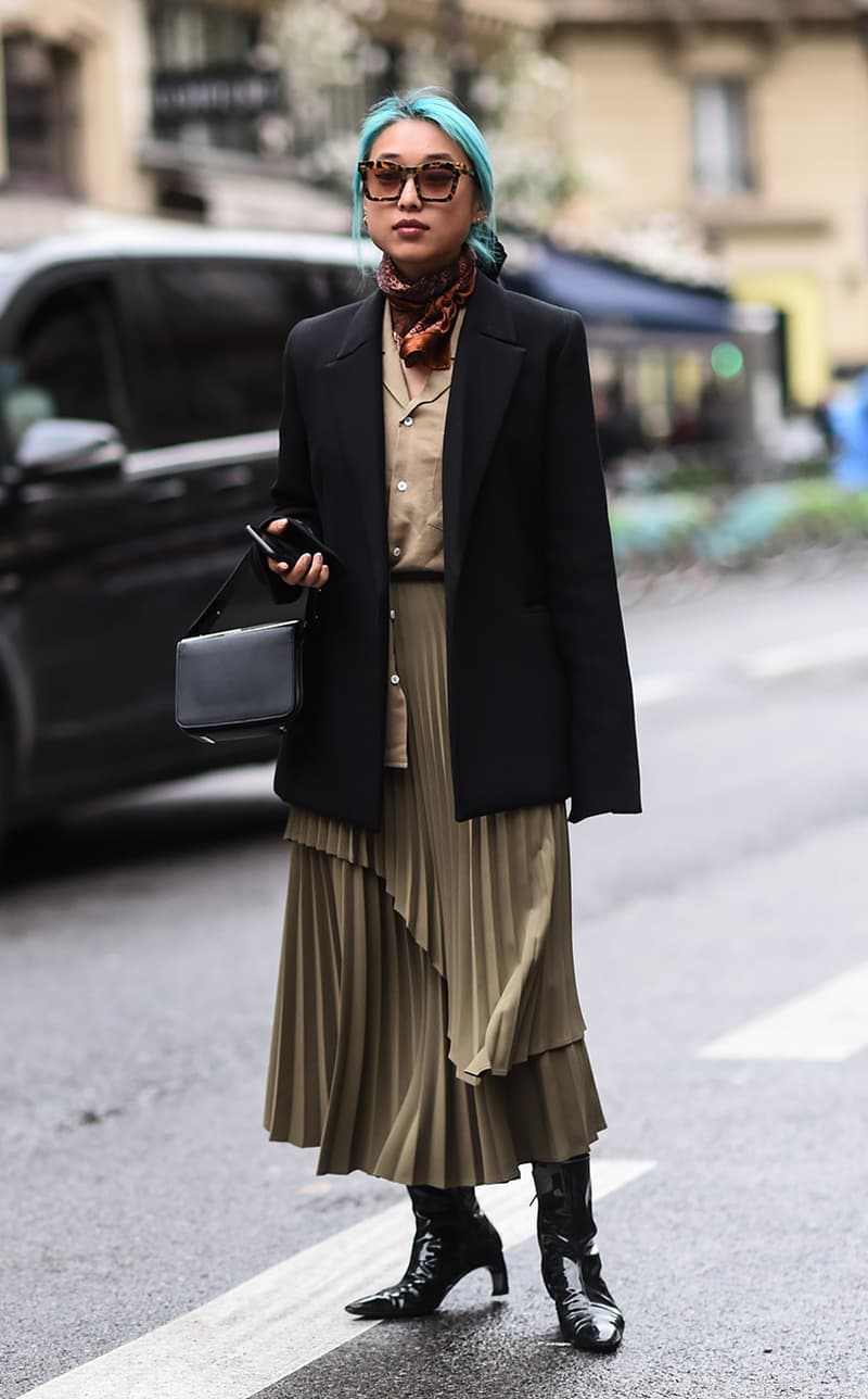 PFW Street Snap Blazer Style