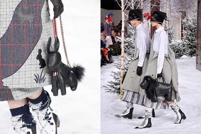 #PFW:最迷人的雙生穿搭!Thom Browne 將各種動物化身成為手袋造型!