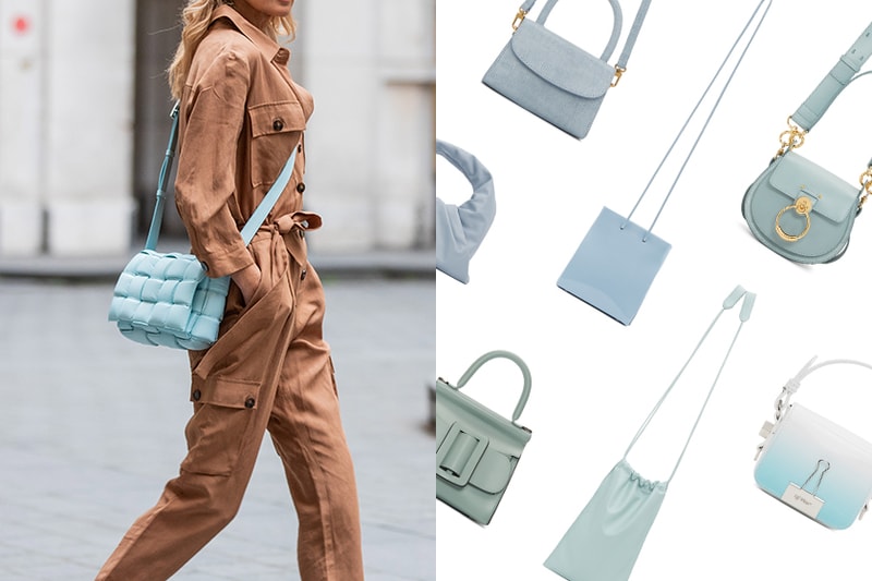 Blue Handbags 2020 Spring Outfit