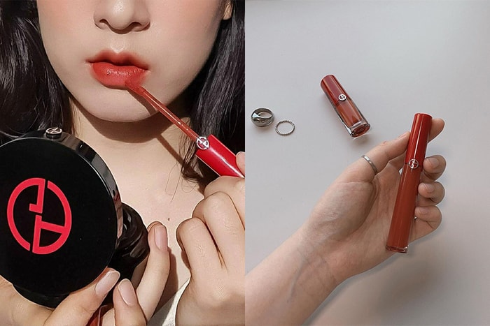 迷人的復古磚紅色：Giorgio Armani 這款限定推出的唇彩讓韓國女生都瘋狂了！