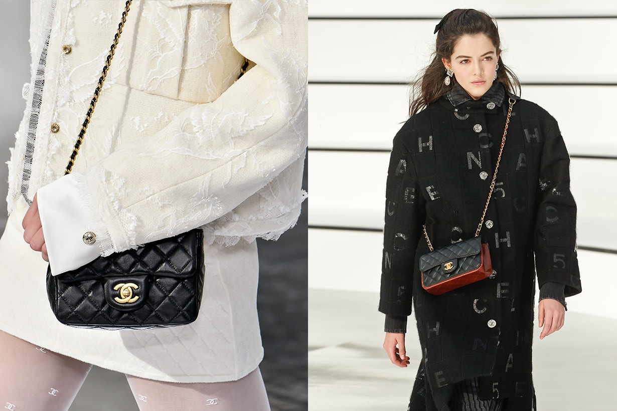 chanel on trend handbags fall winter 2020 Paris fashion week