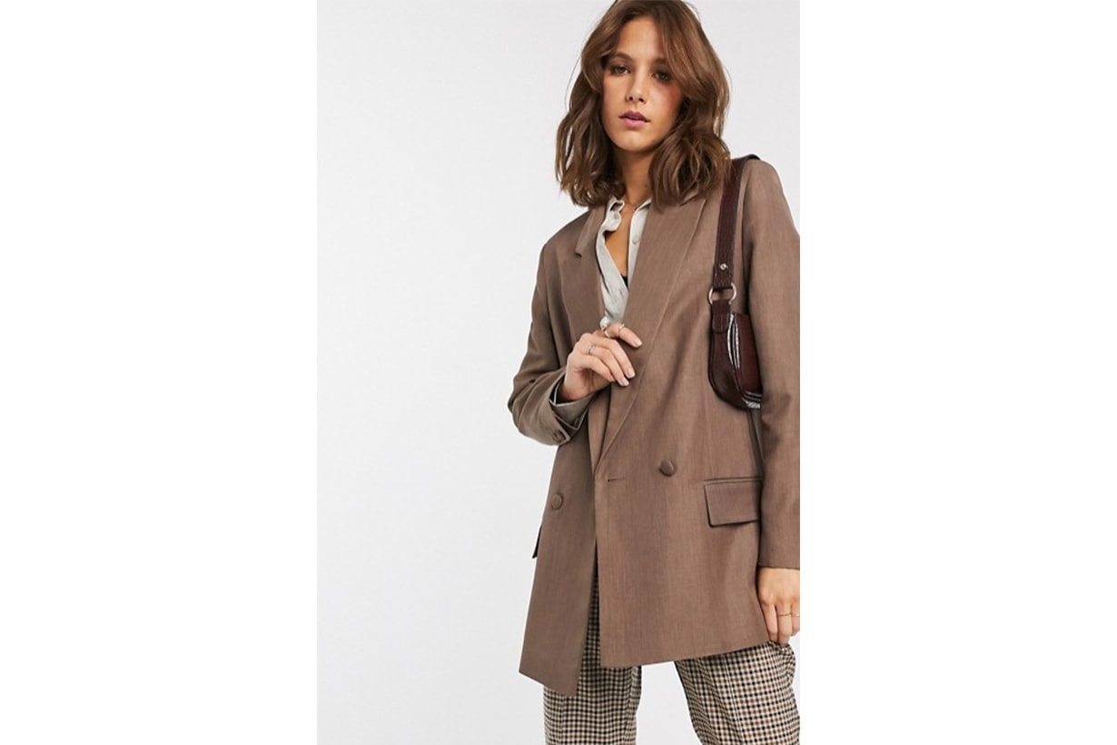 ASOS DESIGN Perfect Blazer in Brown