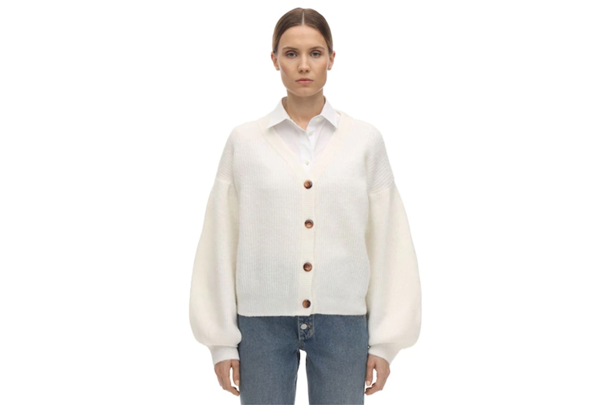 BAUM UND PFERDGARTEN Celine Wool Blend Knit Cardigan