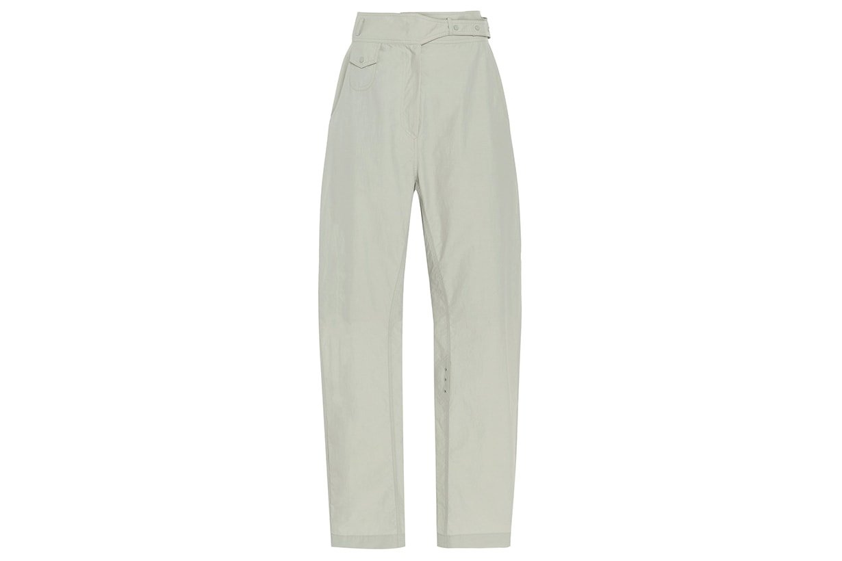 Belted Straight-Leg Pants