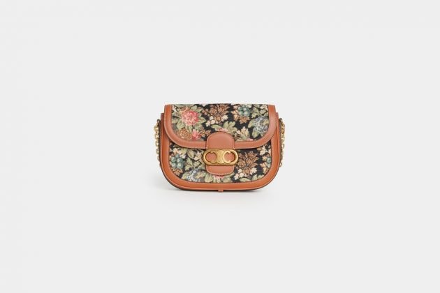 celine HEDI SLIMANE floral boho cabas luggage Triomphe