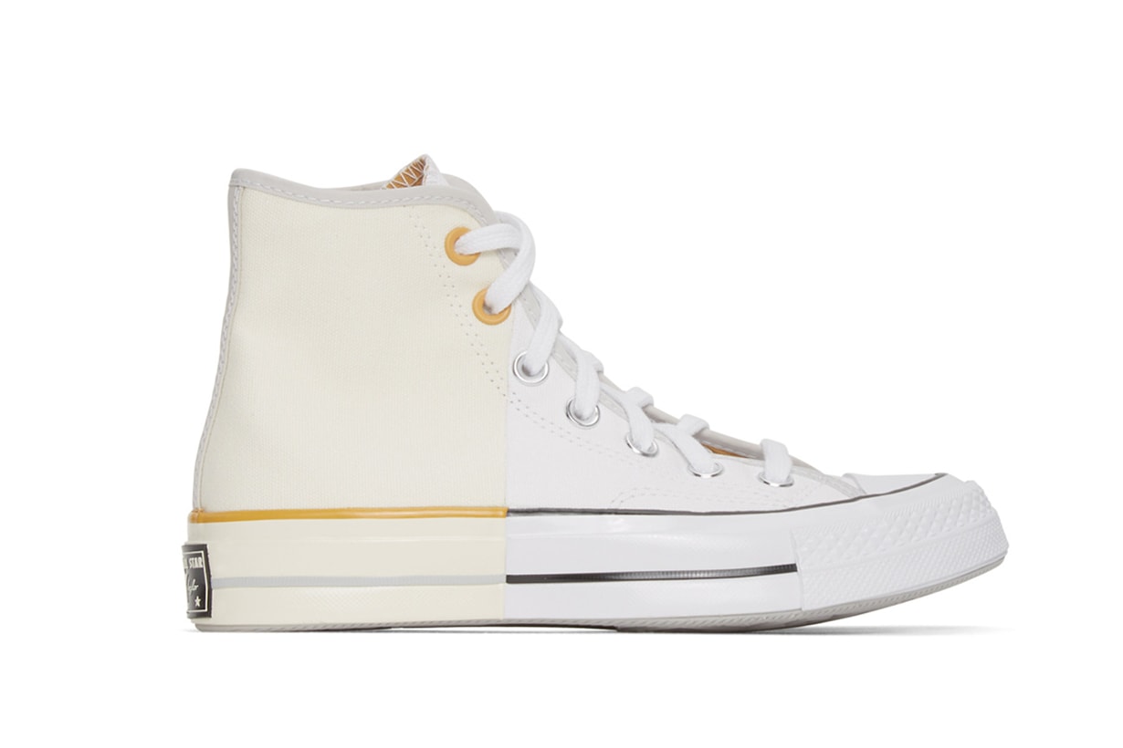 Converse White & Off-White Reconstructed Chuck 70 High