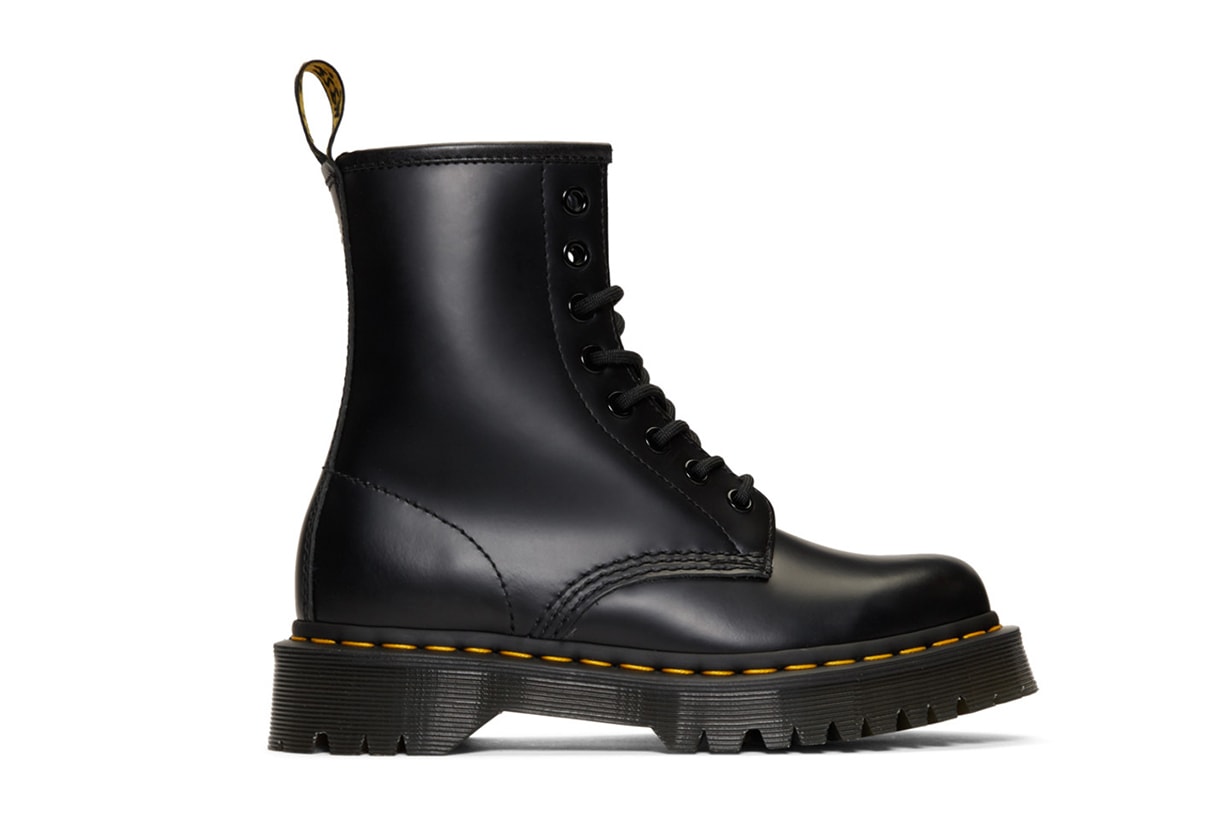 Dr. Martens Black 1460 Bex Platform Boots