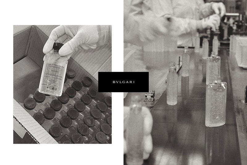 Bvlgari COVID-19 hand sanitiser