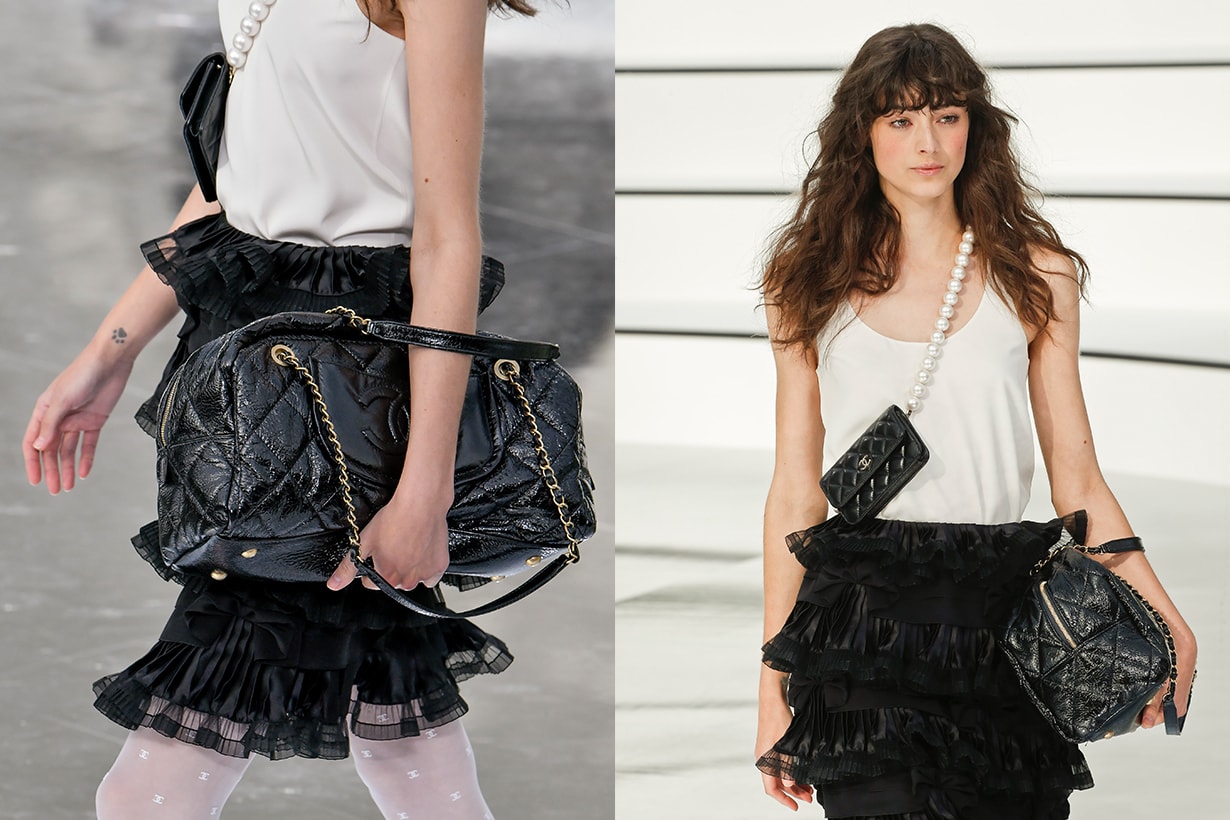 chanel on trend handbags fall winter 2020 Paris fashion week