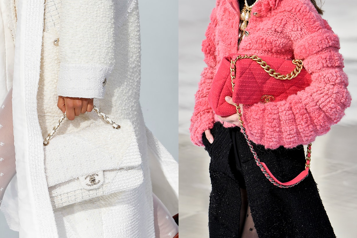 chanel on trend handbags fall winter 2020 Paris fashion week