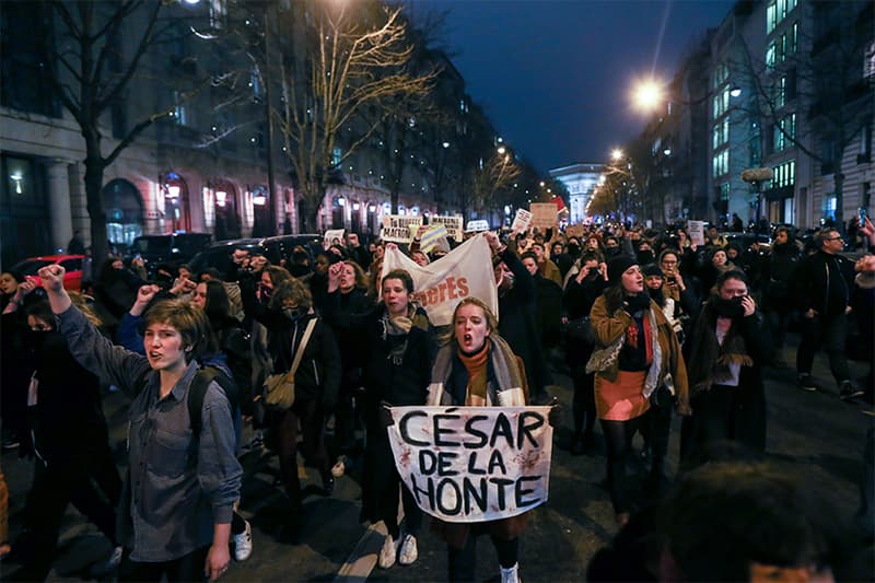 French Oscars Roman Polanski wins best director actress Walkouts