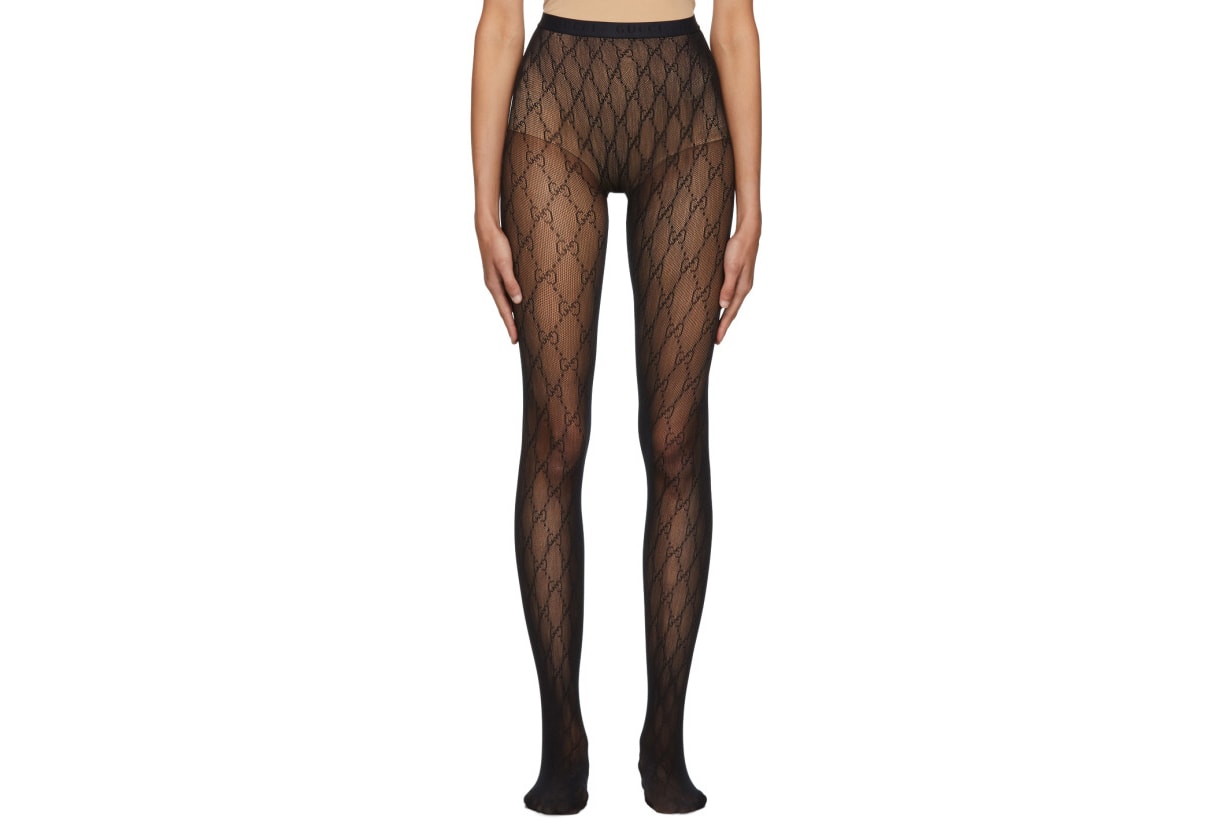 Gucci Black GG Tights