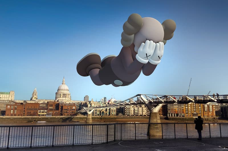 kaws companion sculpture acute art app collaboration expanded holiday augmented reality exhibition Brian donnelly