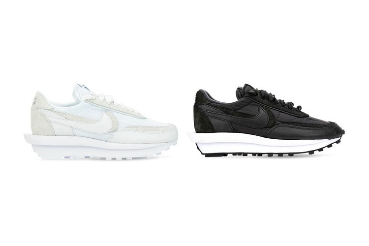 sacai x Nike LDV Waffle White Black Nylon Release