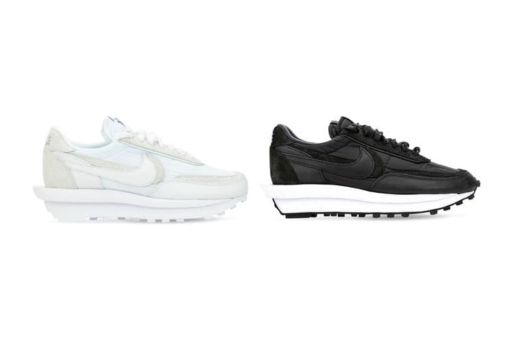 sacai x Nike LDV Waffle White Black Nylon Release
