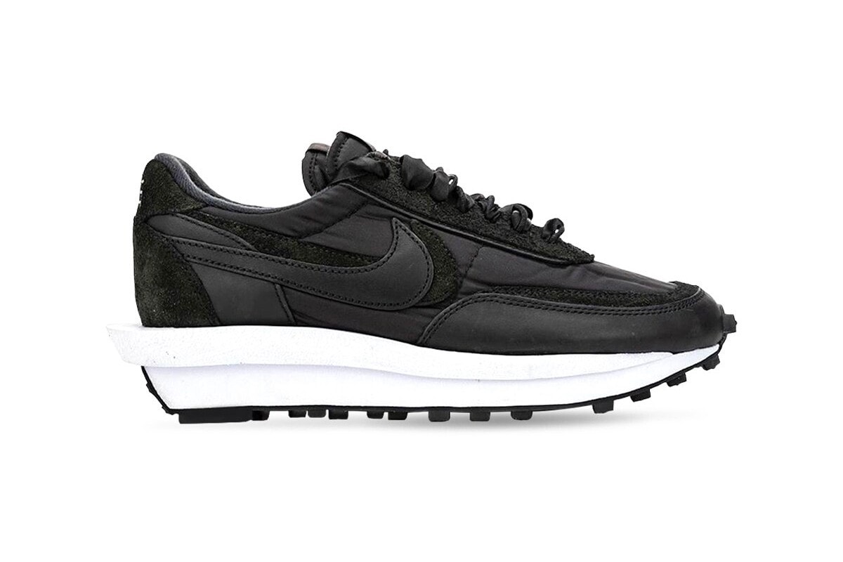 sacai x Nike LDV Waffle White Black Nylon Release