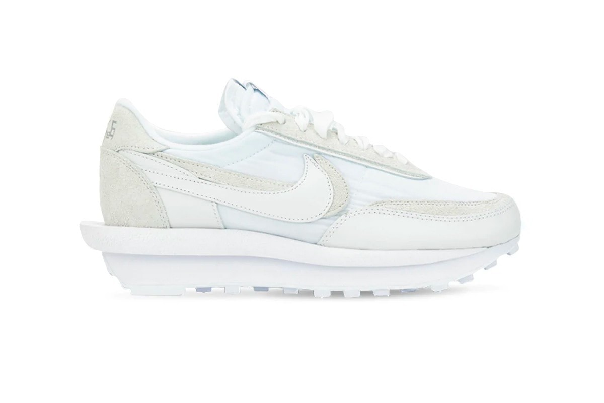 sacai x Nike LDV Waffle White Black Nylon Release