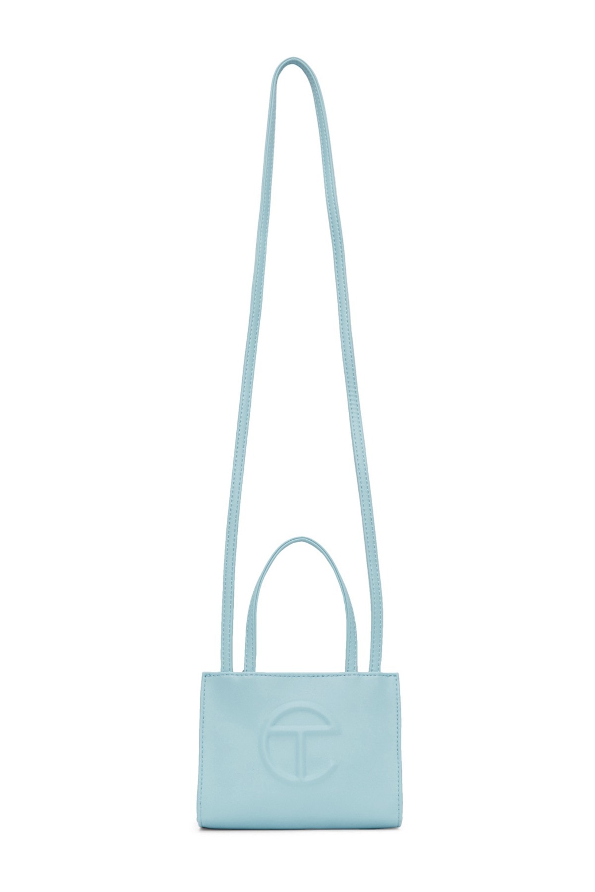 telfar logo bag pastel pink blue handbags release