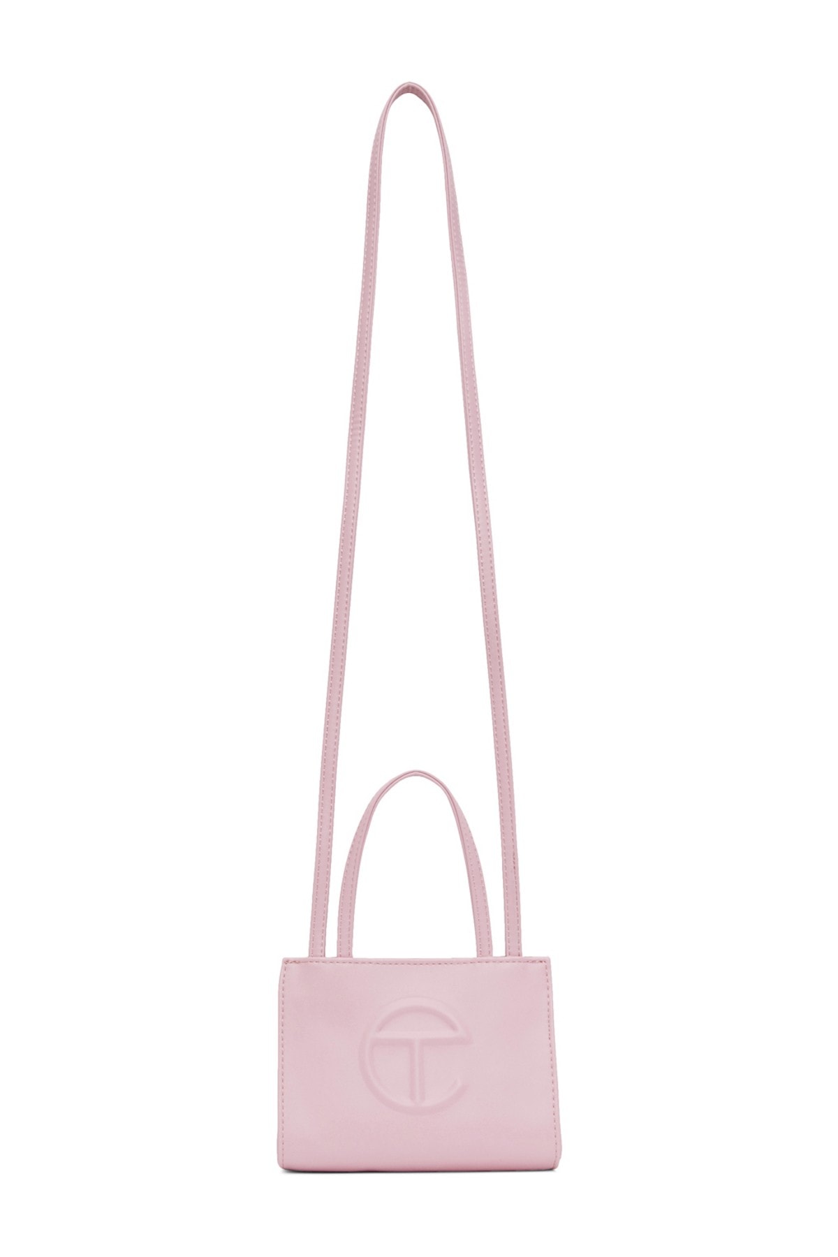 telfar logo bag pastel pink blue handbags release