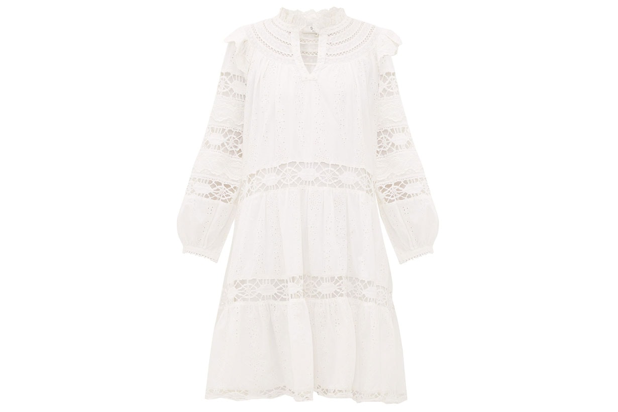 Lea Broderie-anglaise Cotton Dress