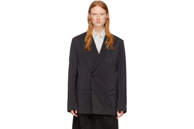 lemaire summer blazer denim double breasted jacket recommend