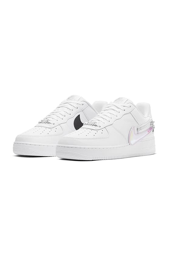 nike air force 1 iridescent zipper swoosh