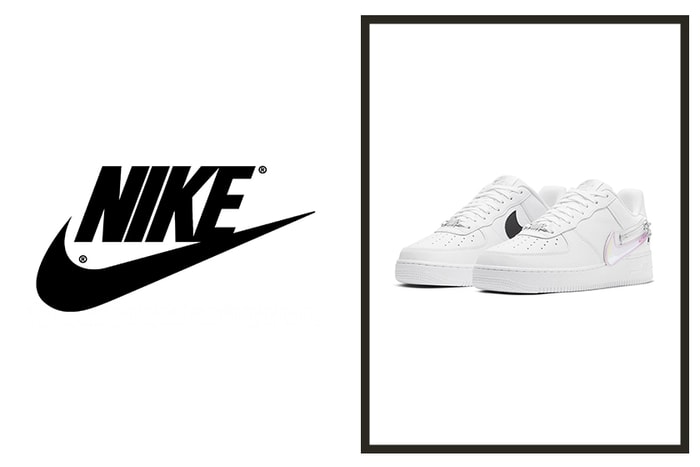簡約中的簡約！Nike 推出可拆走 Logo 的 Air Force 1！