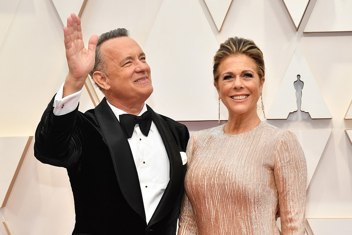Tom Hanks and Rita Wilson attend the 92nd Annual Academy Awards at Hollywood and Highland on February 09, 2020 in Hollywood, California.