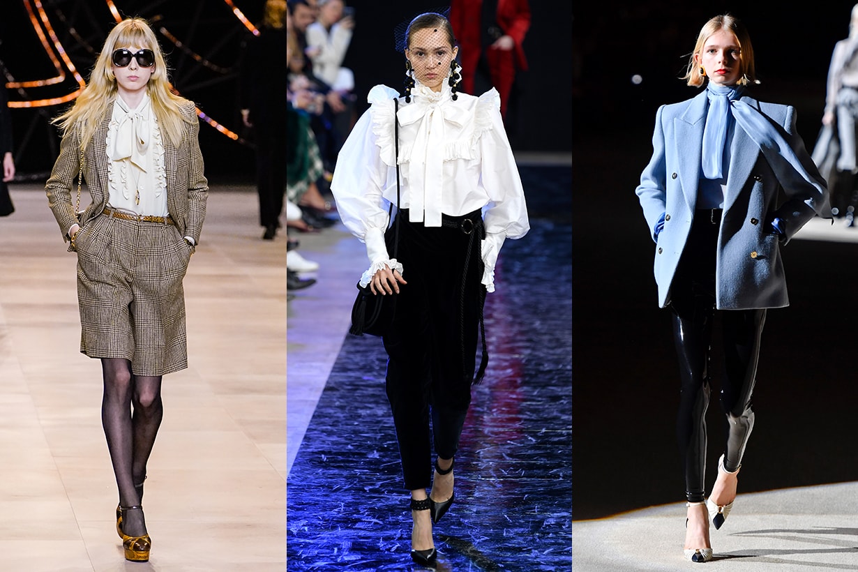 Celine, Elie Saab, Saint Laurent