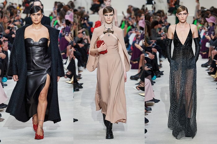 #PFW:將色彩拋開,以大片的黑逆襲 Valentino 伸展台,背後又傳達了什麼含意?
