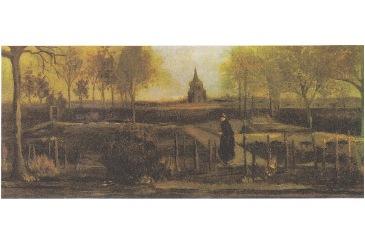 Vincent van Gogh singer laren museum painting The Parsonage Garden stolen price