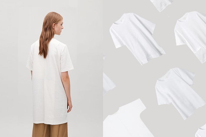 藏著簡約質感細節：COS 推出純白 T-Shirt 系列，令北歐極簡控一見鍾情！