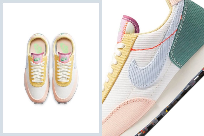 細節滿分：Nike 以療癒的粉嫩色系燈芯絨拼接成 Daybreak 新配色！