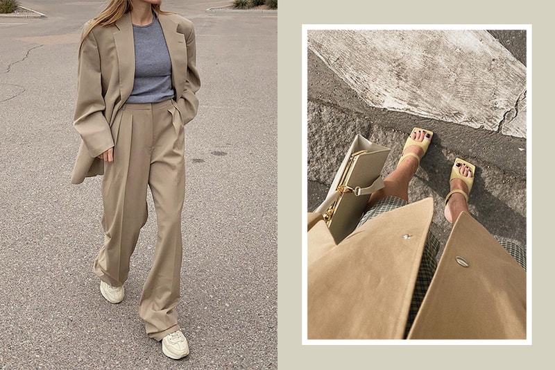 2020 Spring Milk Tea Color Shoes Trend
