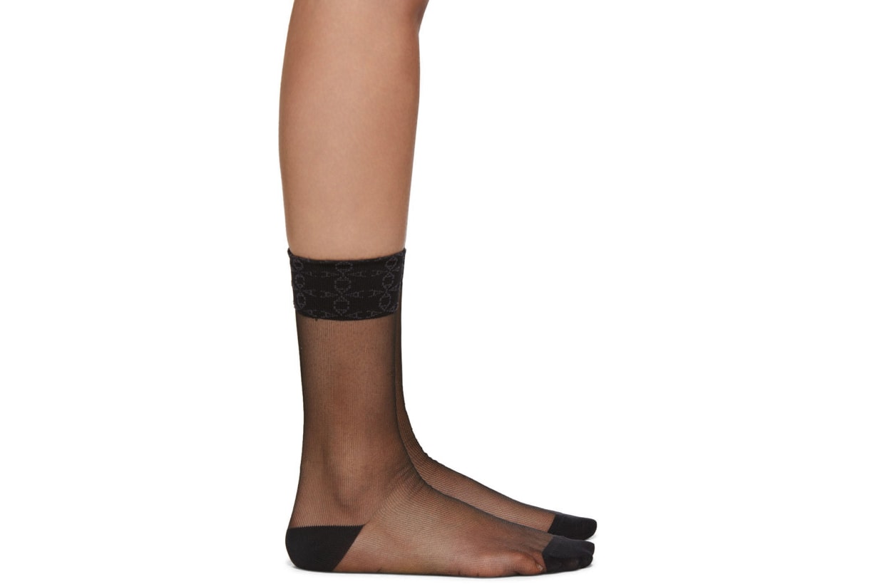 1017 ALYX 9SM Black Transparent Socks